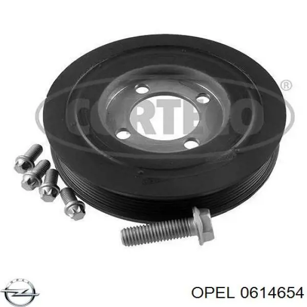 Шкив коленвала (демпфер) Opel 0614654 цена, от 54.65 USD
