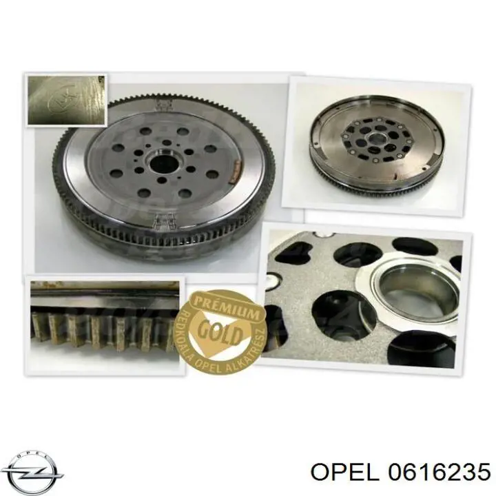 Купить 0616235 Opel Маховик с зубчатым ободом