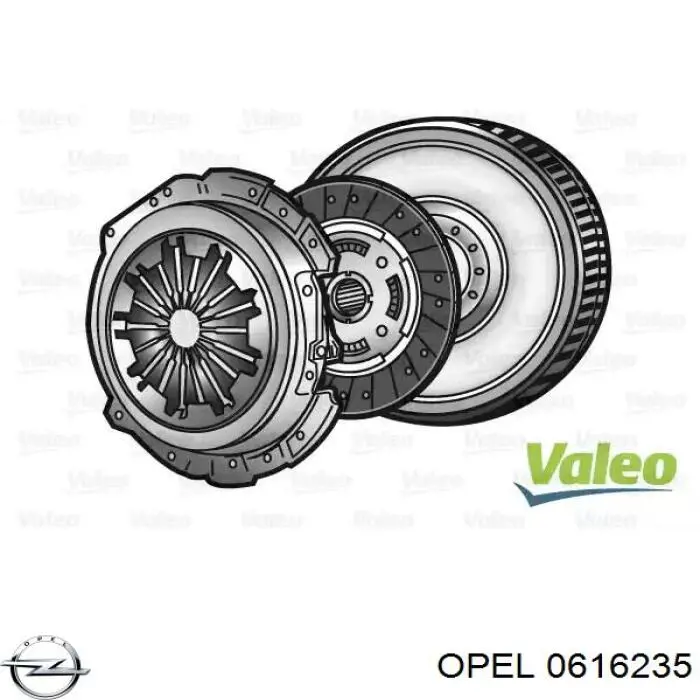 Маховик двигателя Opel 0616235 цена, от 295.78 USD