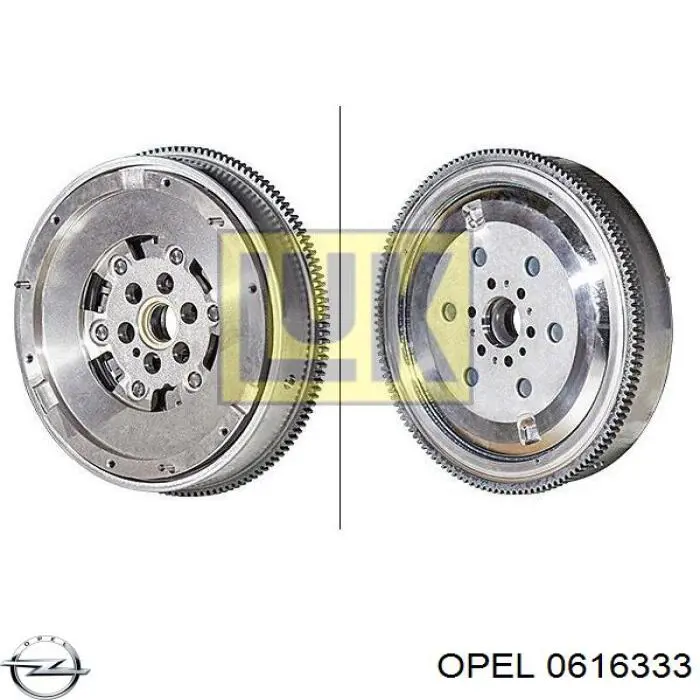 0616333 Opel маховик