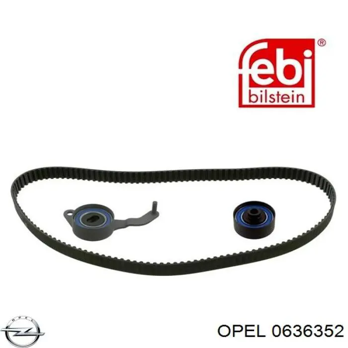 Зубчатый ремень Opel 0636352 цена, от 15.41 USD