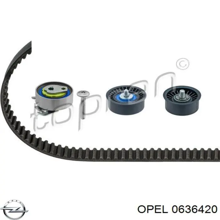 0636420 Opel Паразитный ведущий ролик