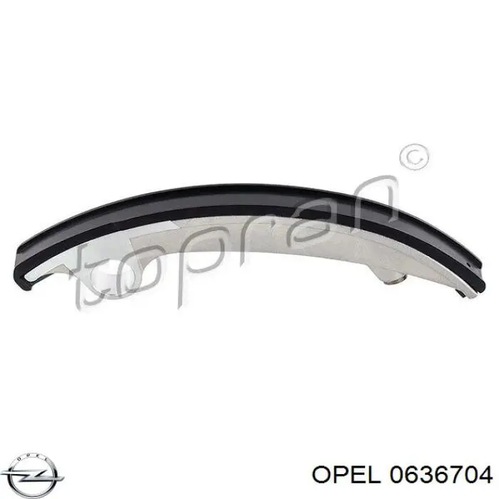 0636704 Opel sapato de reguladora de tensão da cadeia do mecanismo de distribuição de gás