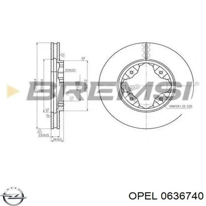 Купить 0636740 Opel Ролик натяжителя газораспределительного ремня
