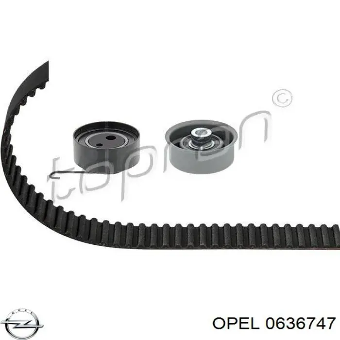 Обводной ролик ремня ГРМ Opel 0636747 цена, от 20.07 USD