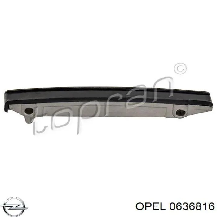 0636816 Opel amortecedor de cadeia do mecanismo de distribuição de gás, superior