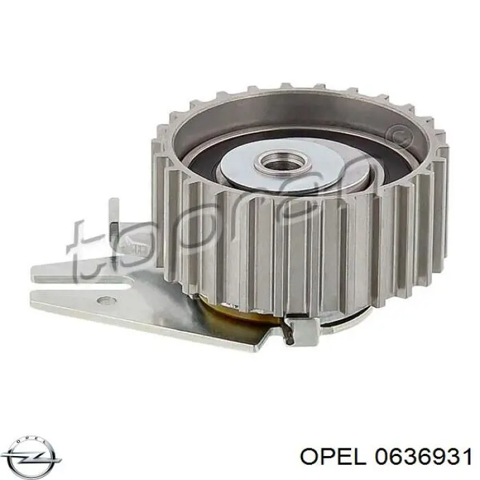 Ролик натяжителя ремня газораспределения Opel 0636931 цена, от 20.88 USD