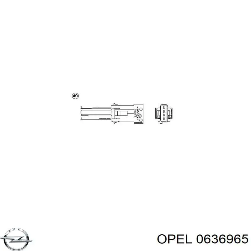 Купить 0636965 Opel 