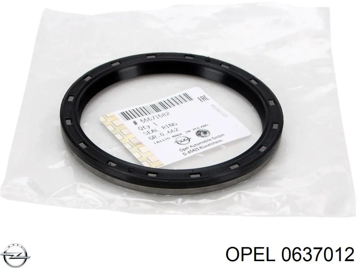 0637012 Opel Звезда коленчатого вала