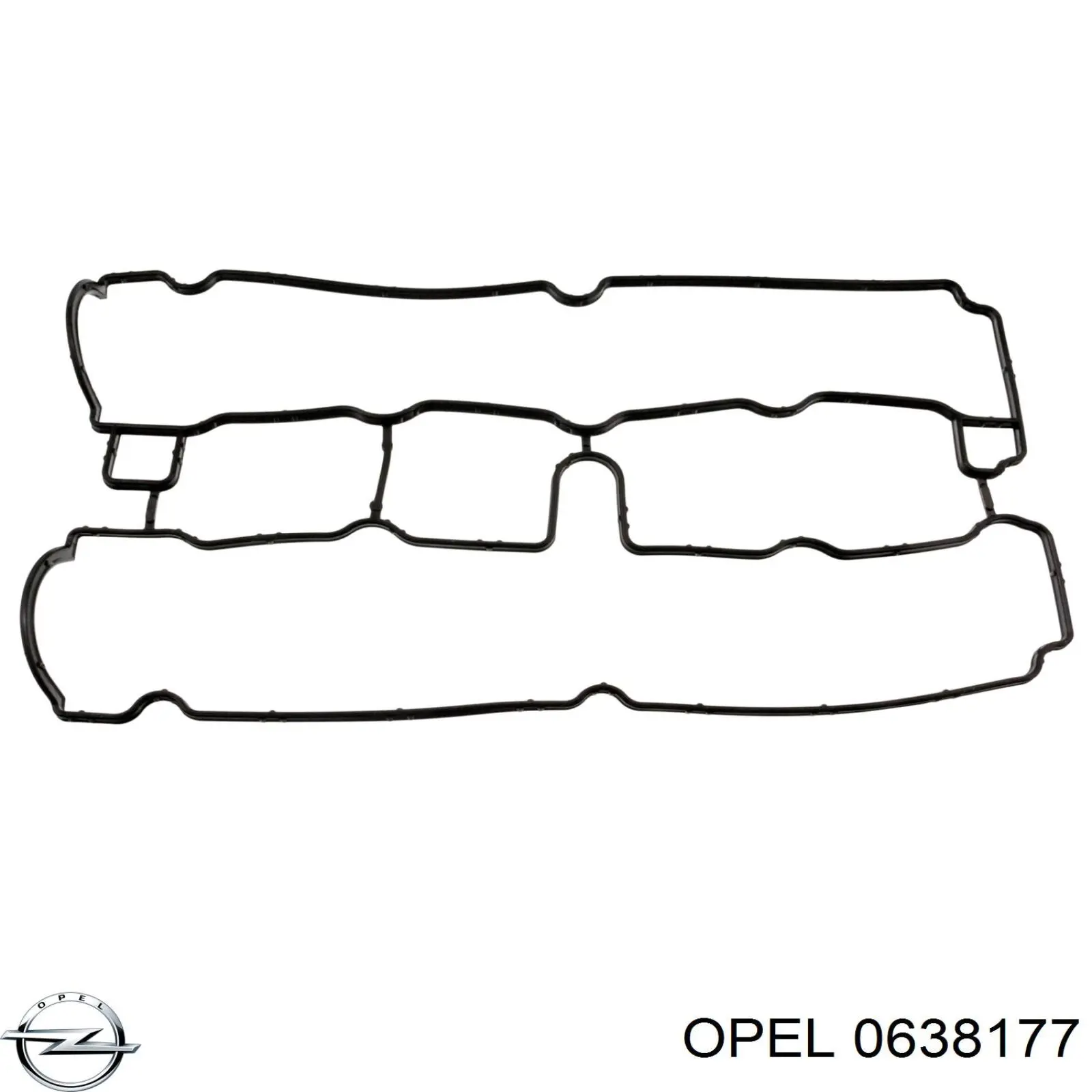 0638177 Opel прокладка клапанной крышки
