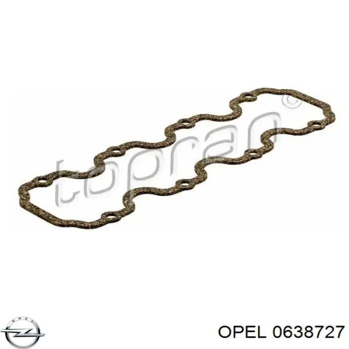 0638727 Opel прокладка клапанной крышки