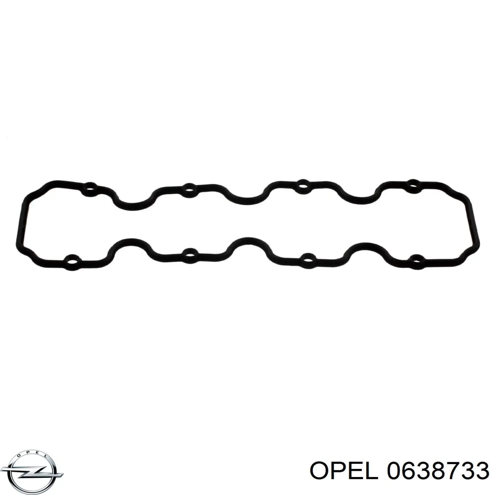 0638733 Opel прокладка клапанной крышки