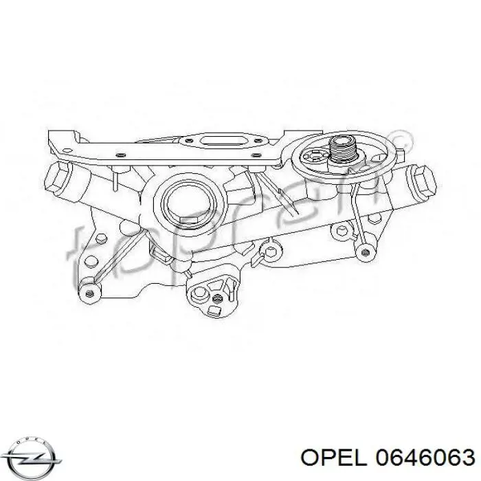 0646063 Opel bomba de óleo