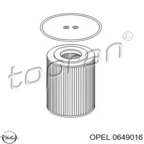 0649016 Opel масляный фильтр