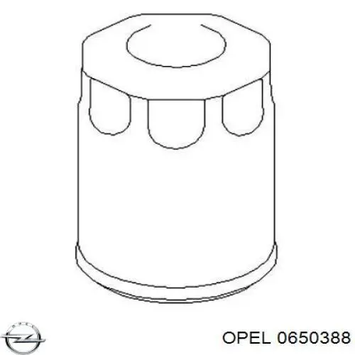Купить 0650388 Opel Фильтр центробежный очистки масла