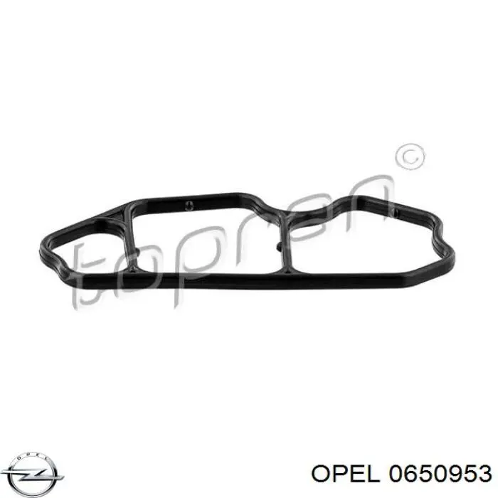 0650953 Opel vedante de adaptador do filtro de óleo