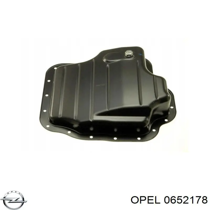 0652178 Opel panela de óleo de cárter do motor