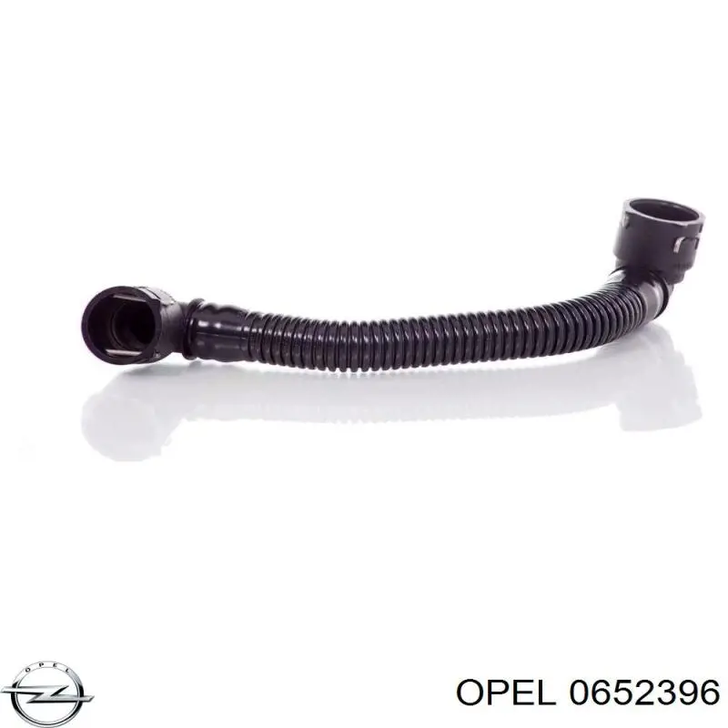 652396 Opel патрубок вентиляции картера (маслоотделителя)