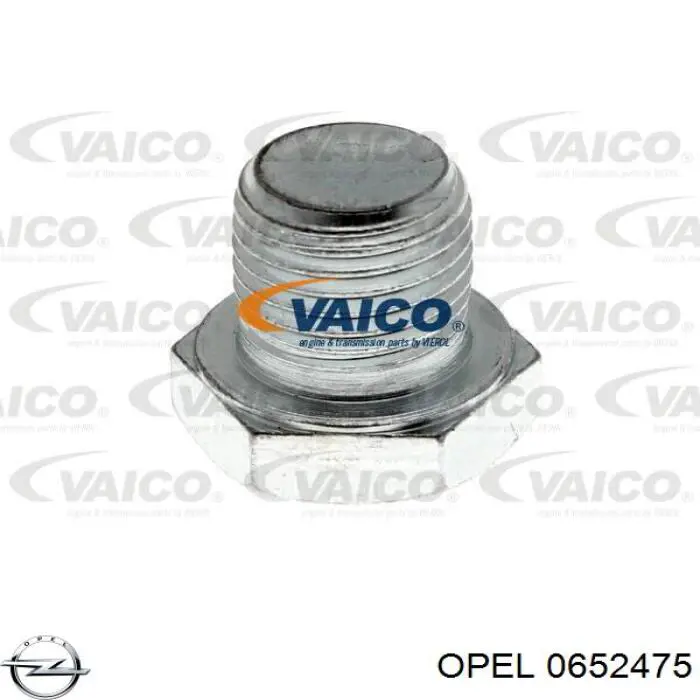 Пробка поддона двигателя 0652475 Opel