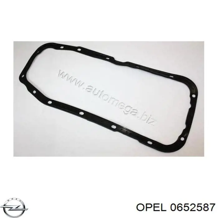 0652587 Opel прокладка поддона картера двигателя