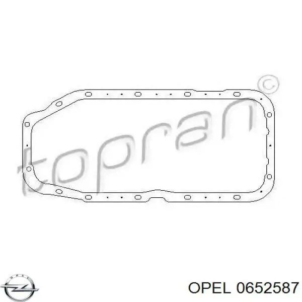 Прокадка масляого картера поддона Opel 0652587 цена, от 8.26 USD