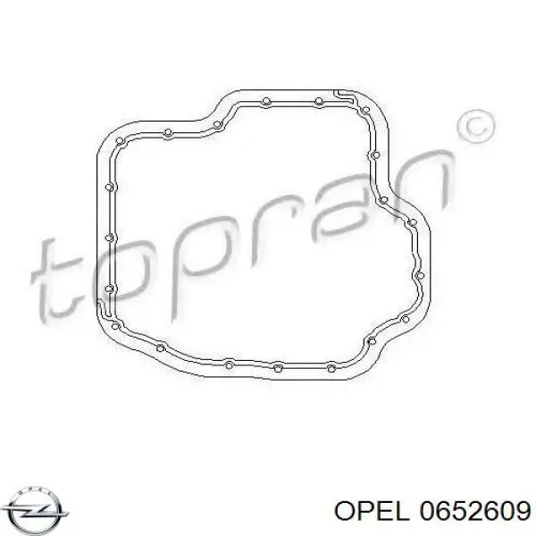 0652609 Opel прокладка поддона картера двигателя нижняя