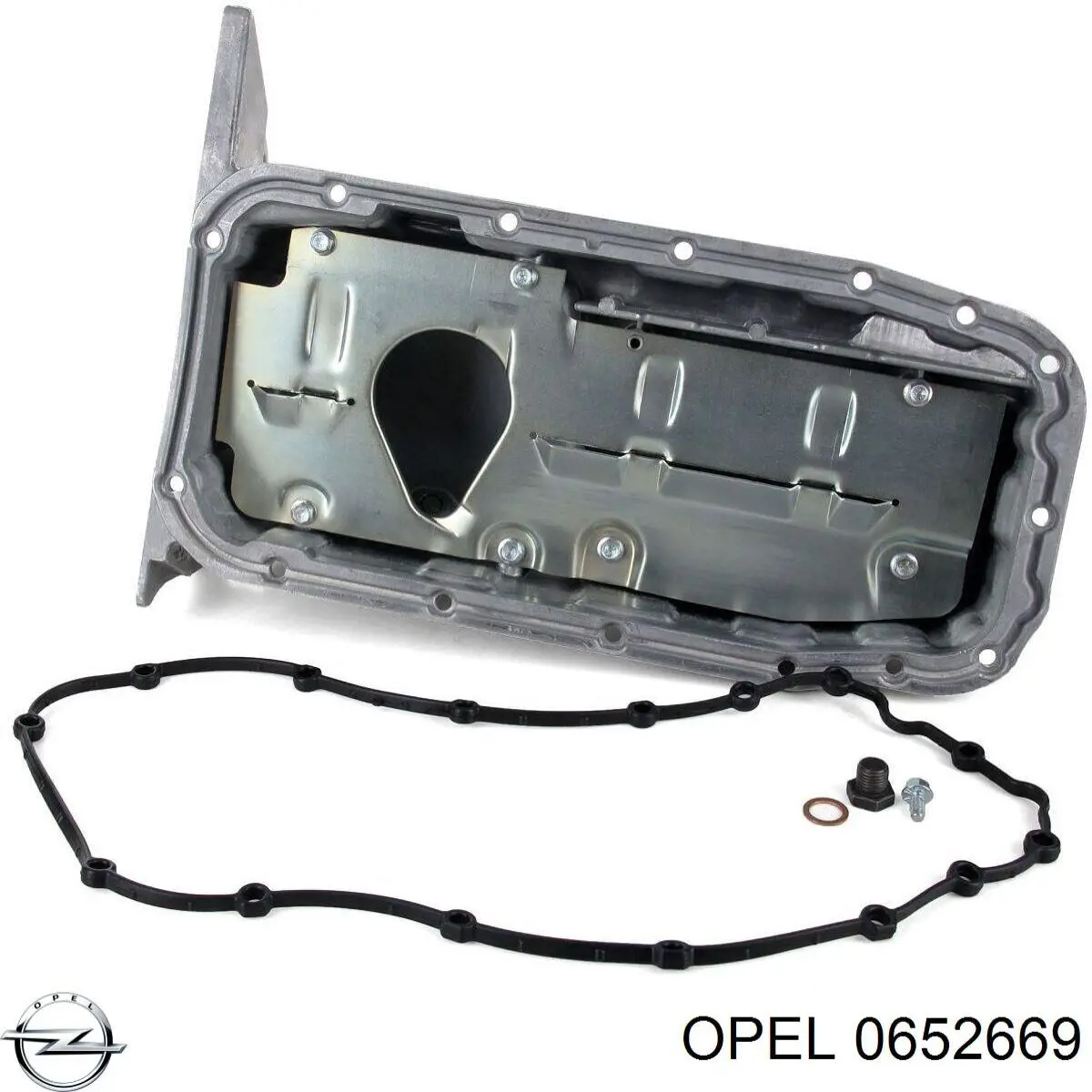 0652669 Opel прокладка поддона картера двигателя