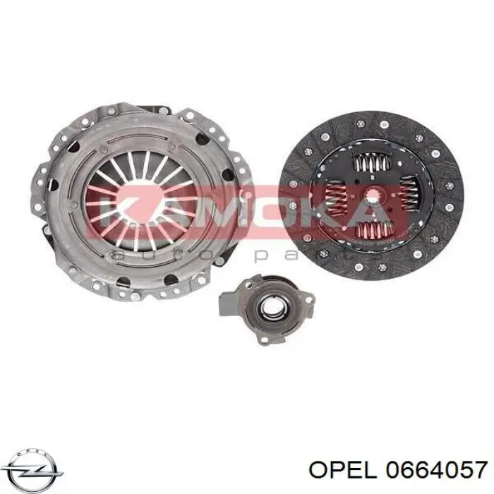 0664057 Opel Сцепление в сборе