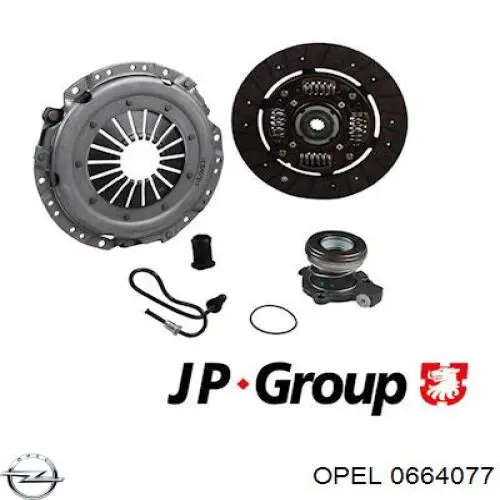 0664077 Opel диск сцепления