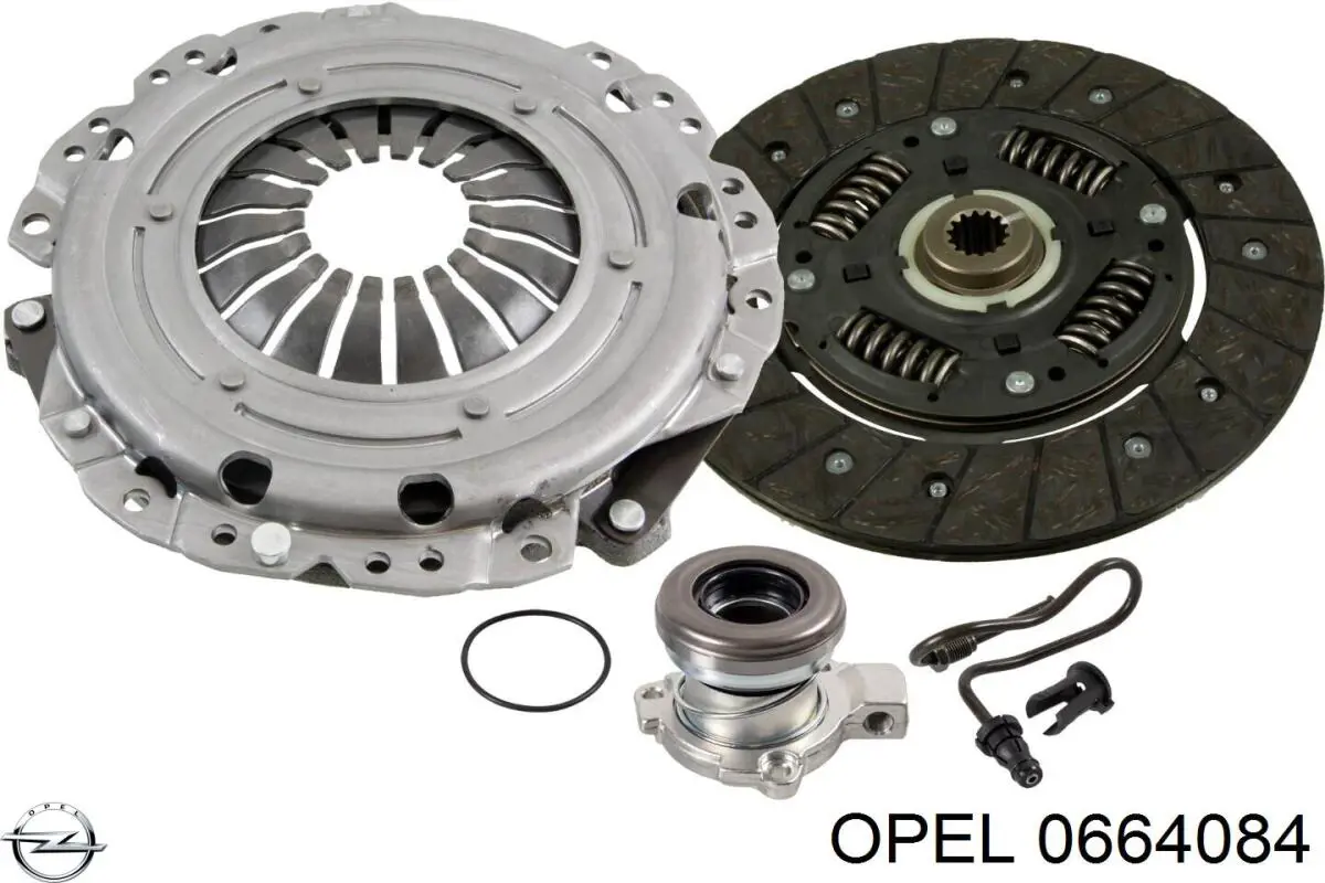 0664084 Opel disco de embraiagem
