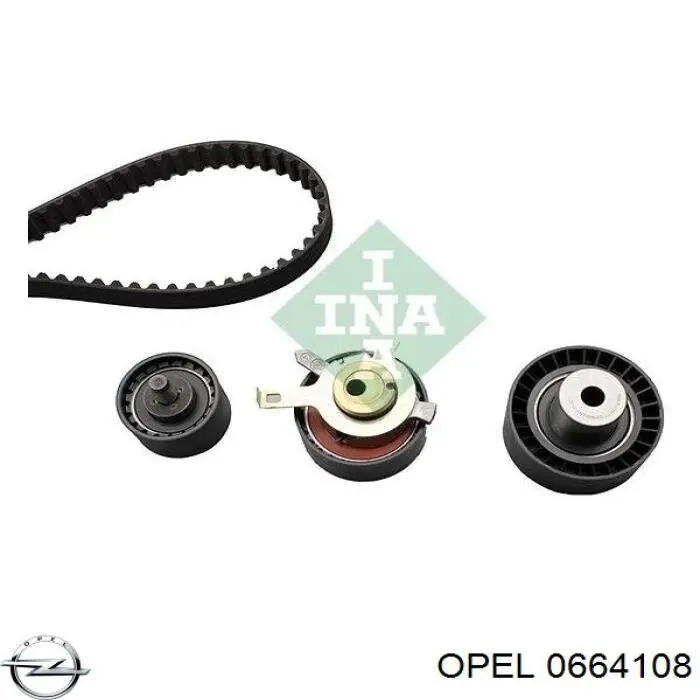 0664108 Opel Диск сцепления ведомый