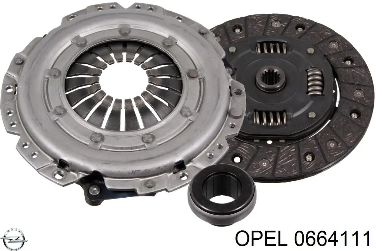 0664111 Opel диск сцепления