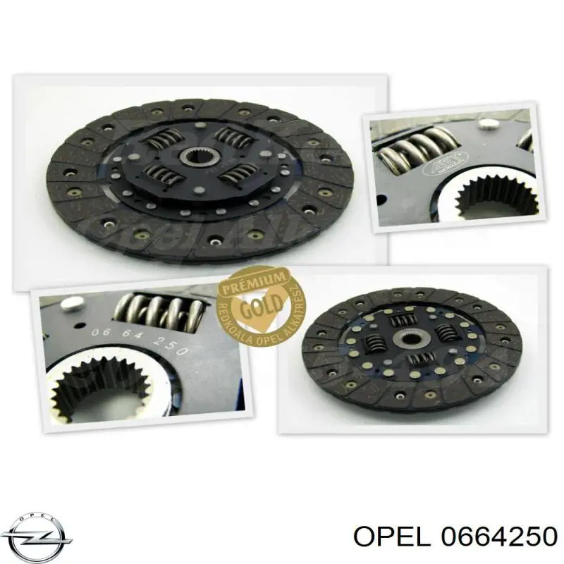 Диск сцепления Opel 0664250 цена, от 66.12 USD