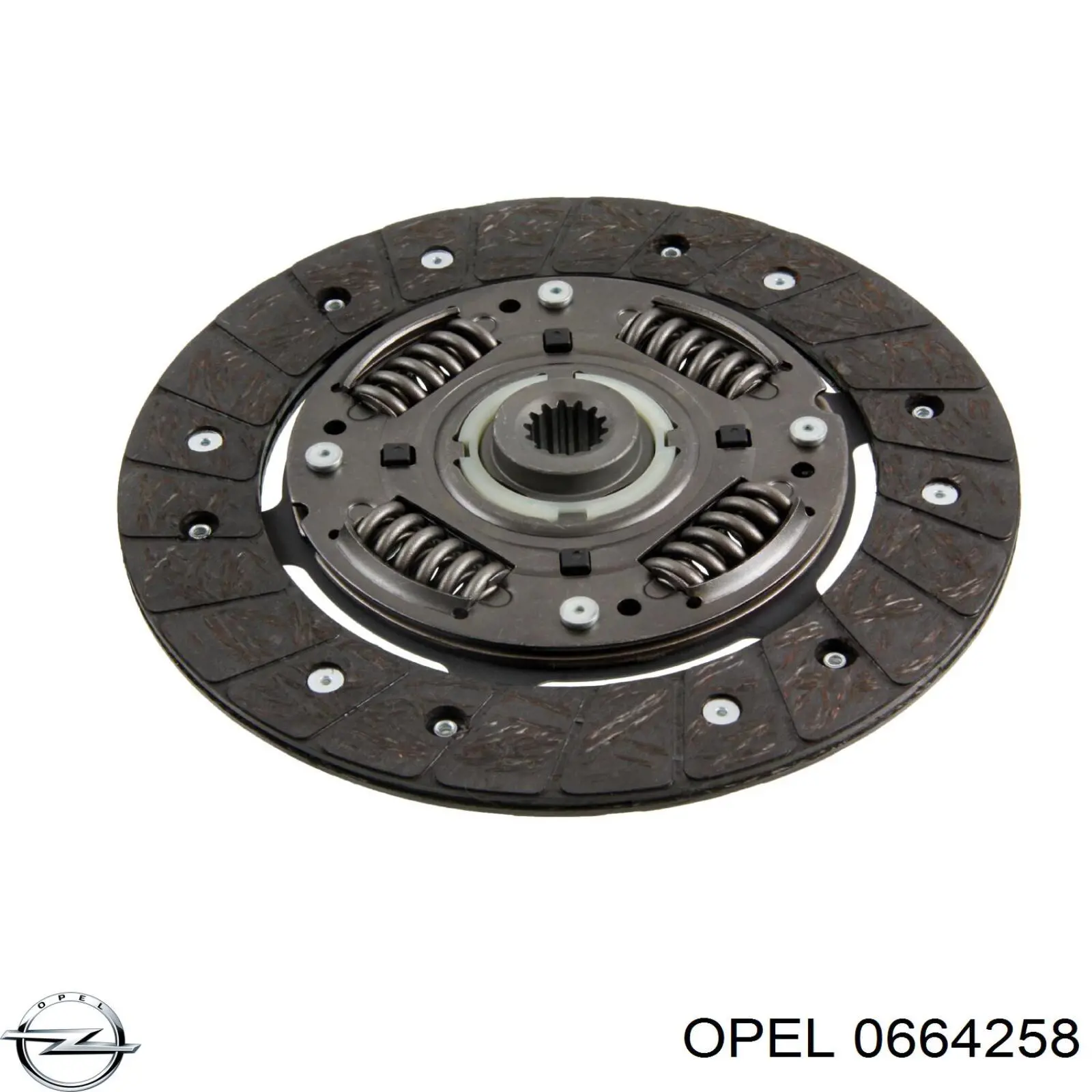 0664258 Opel disco de embraiagem