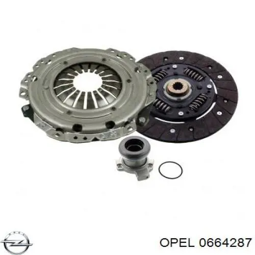 Диск сцепления Opel 0664287 цена, от 52.47 USD