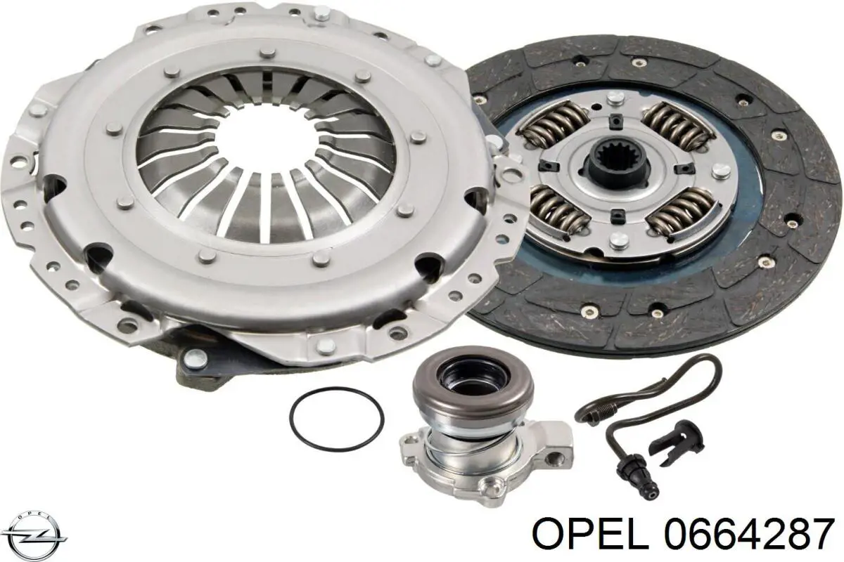 0664287 Opel disco de embraiagem