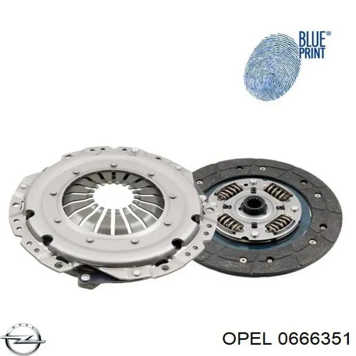 Корзина диска сцепления Opel 55489045