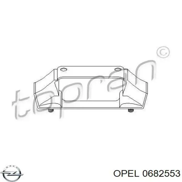 Подушка трансмиссии (опора коробки передач) Opel 0682553