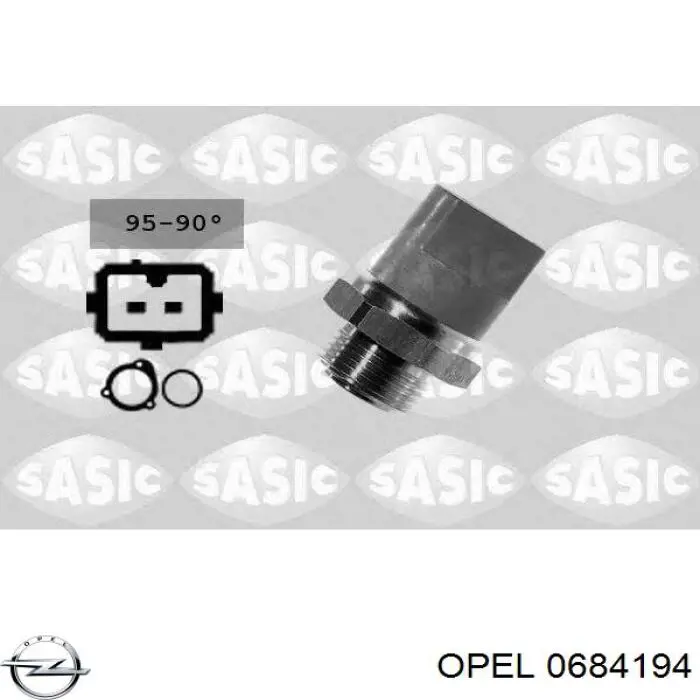 Купить 0684194 Opel Левая подушка двигателя