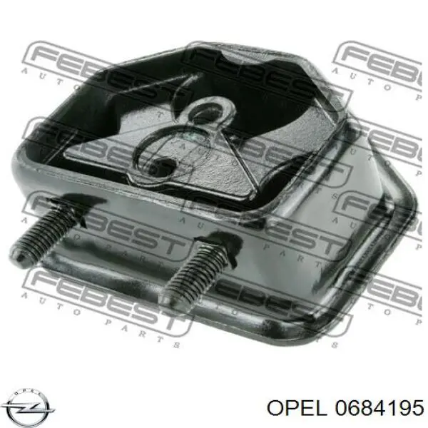 Правая подушка двигателя 0684195 Opel