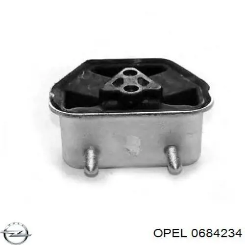 0684234 Opel подушка (опора двигателя правая передняя)