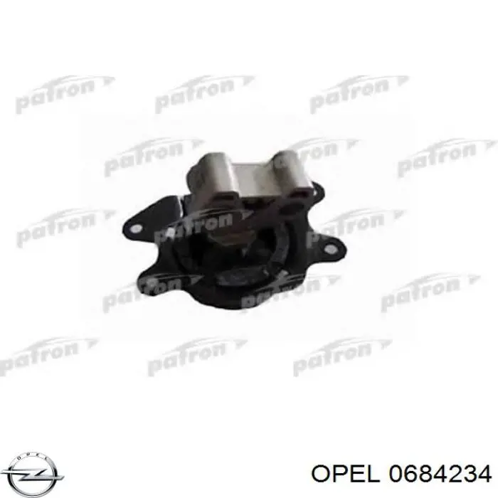 Подушка (опора) двигателя правая передняя 684234 General Motors