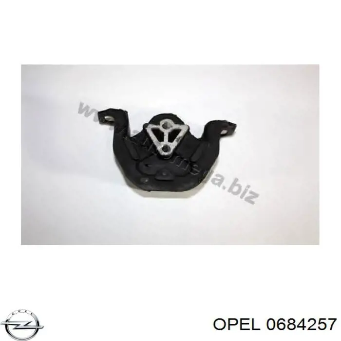 Soporte motor izquierdo 0684257 Opel