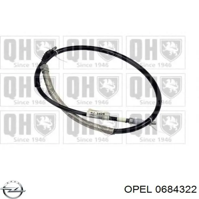 Правая подушка двигателя 0684322 Opel