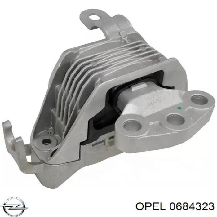 0684323 Opel coxim (suporte direito de motor)