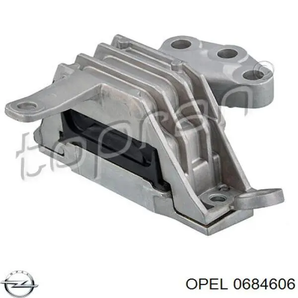 0684606 Opel подушка (опора двигателя правая)