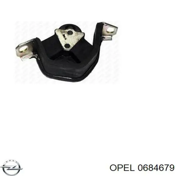 0684679 Opel подушка (опора двигателя левая)