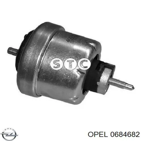 90498402 Opel подушка (опора двигателя правая)