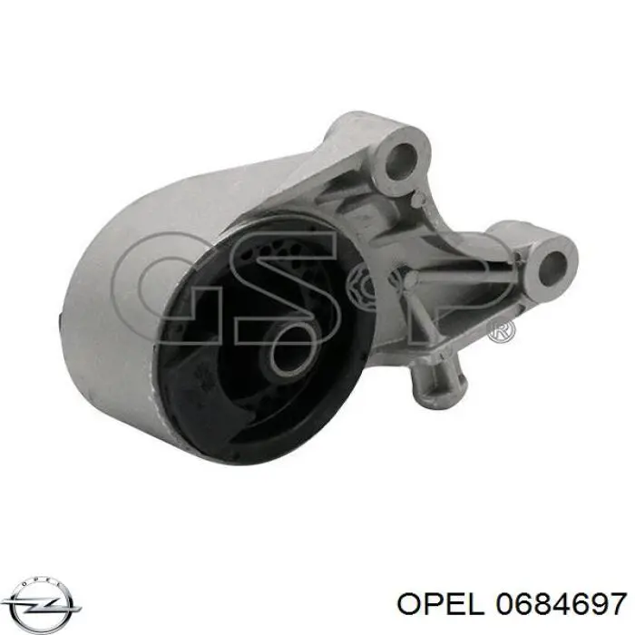Подушка двигателя передняя Opel 0684697