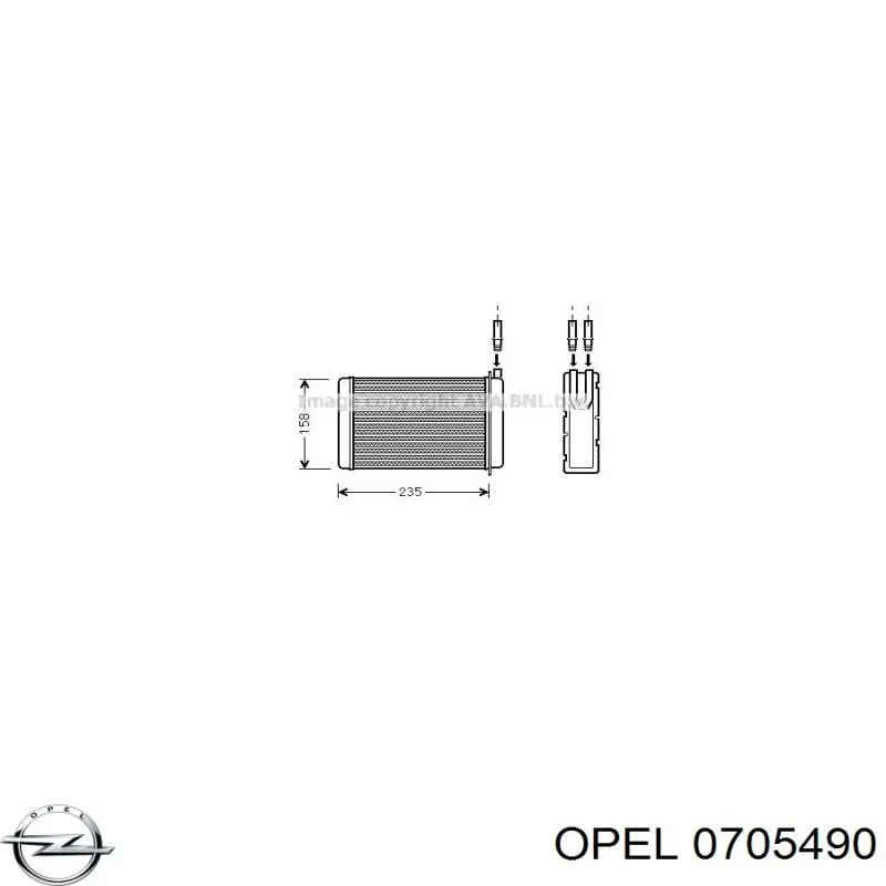 0705490 Opel сальник акпп/кпп (входного/первичного вала)